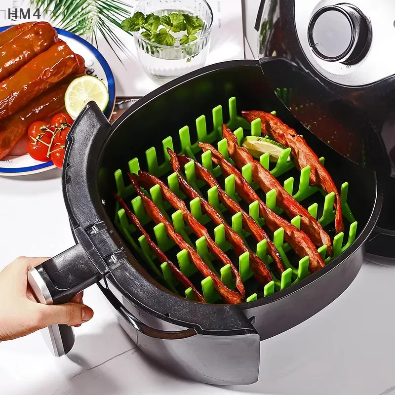 Baking Kitchen Set - 3Pcs Square Air Fryer Silicone Baking