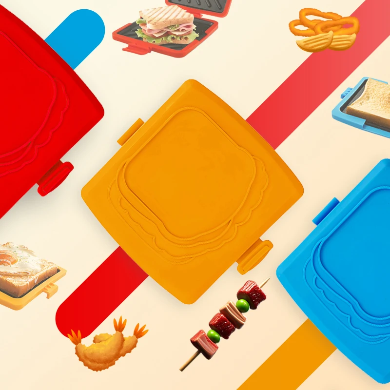 3pack Food Grade Sandwich Toas - đánh giá và giá Baking Kitchen Set