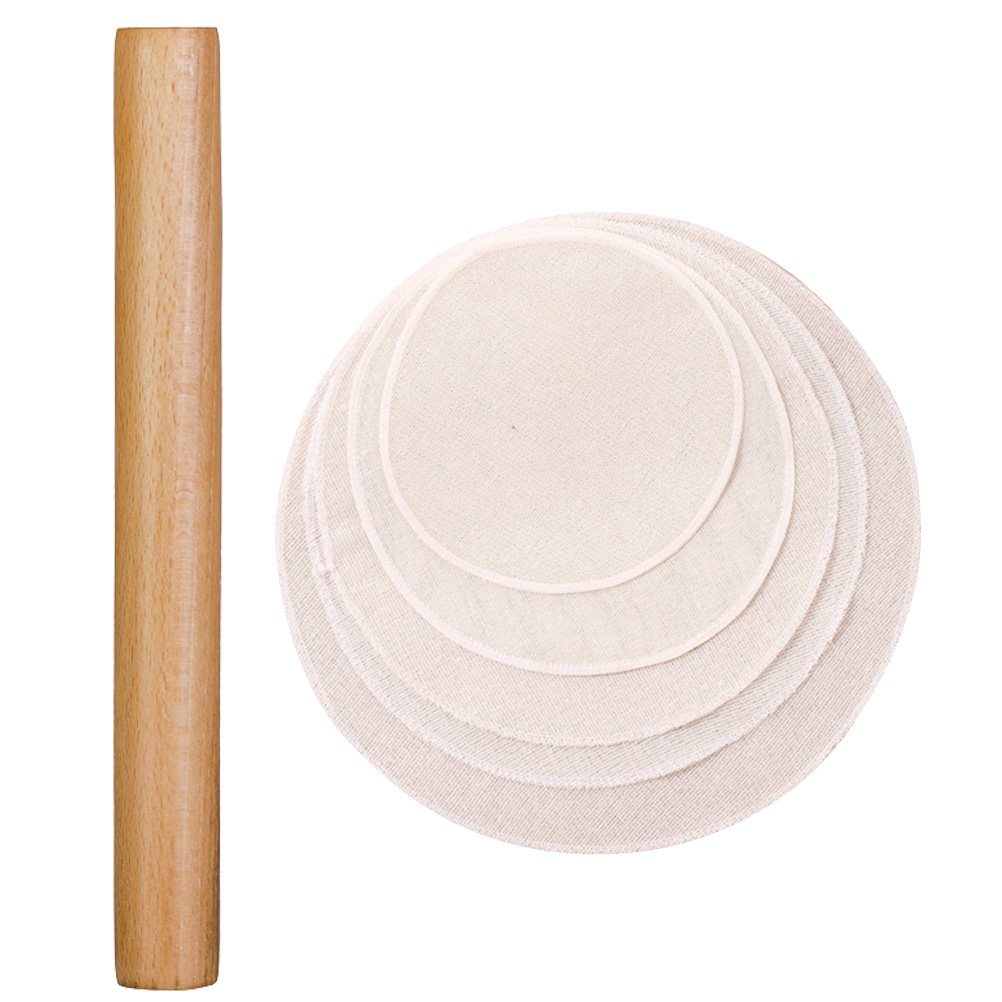 6Pcs Wood Rolling Pin Set Non- - đánh giá và giá Kitchen Roller Baking