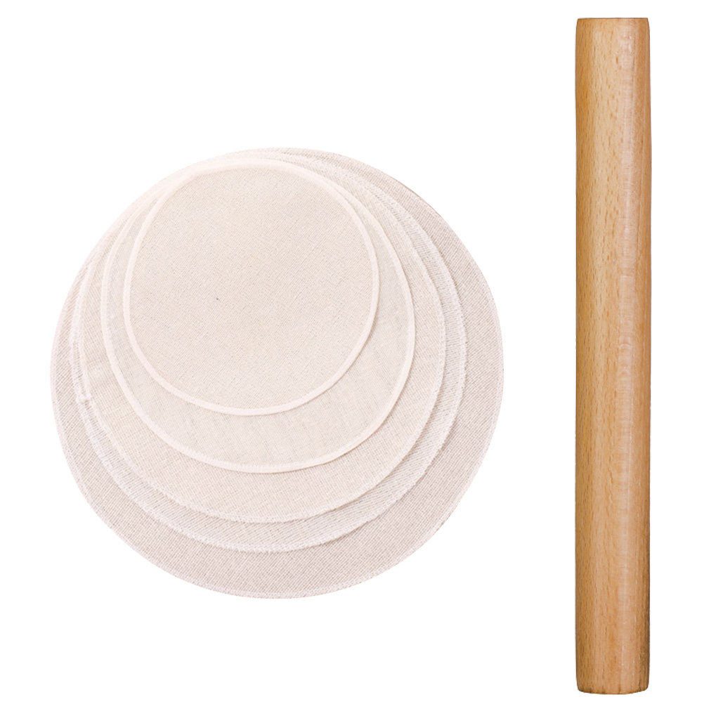 6Pcs Wood Rolling Pin Set Non- - đánh giá và giá Kitchen Roller Baking