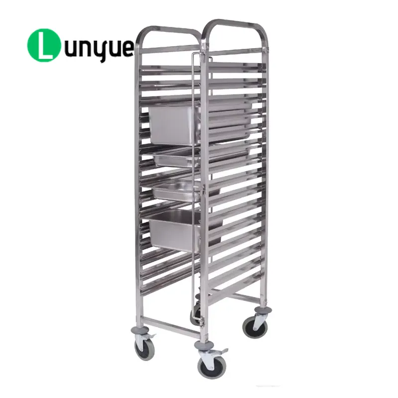 15 Layer Stainless Steel GN Gr - đánh giá và giá Kitchen Baking Cart