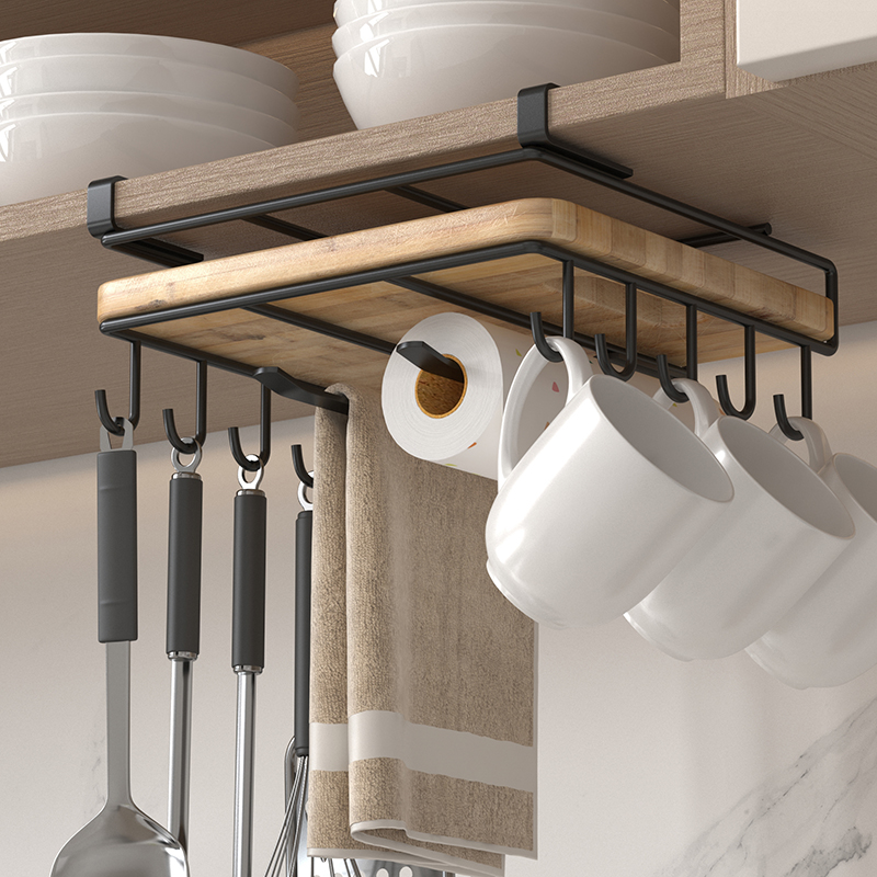 Kitchen Hanging Organizer Rack - đánh giá và giá Kitchen Uncle