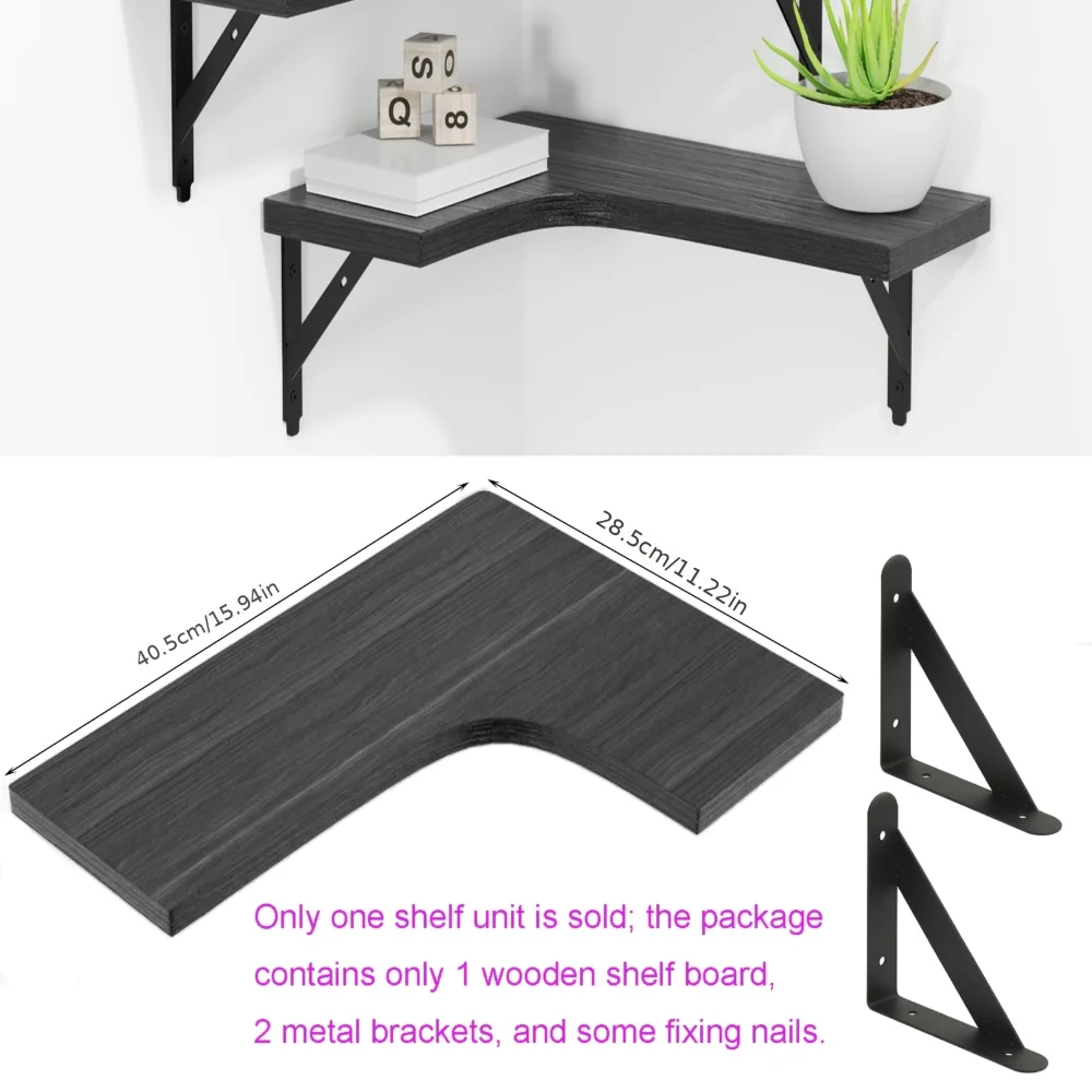 Natural Wood Grain Floating Sh - đánh giá và giá Kitchen Uncle