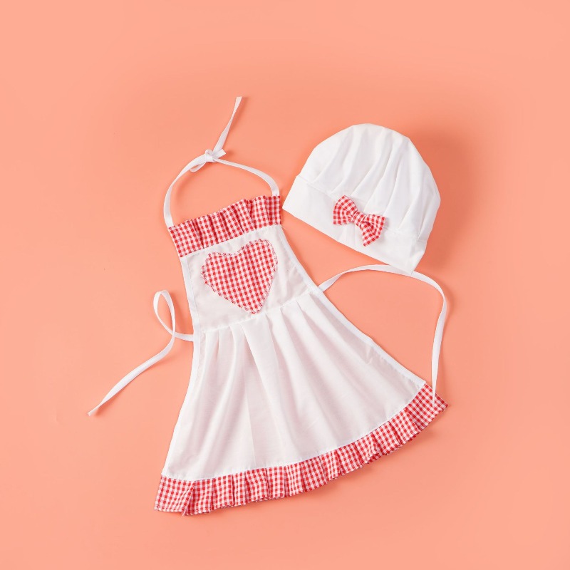 Kids Chef Apron Hat Set Childr - đánh giá và giá Kitchen Kids Baking Set