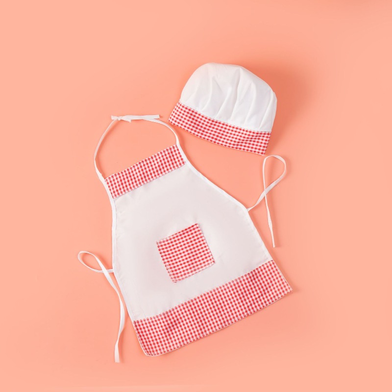 Kids Chef Apron Hat Set Childr - đánh giá và giá Kitchen Kids Baking Set