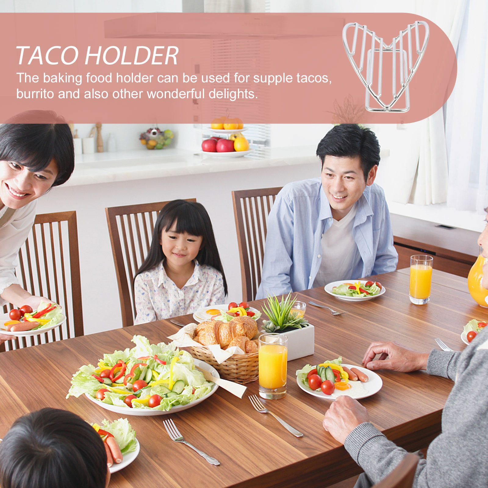 Taco Rack Stand Stainless Stee - đánh giá và giá Kitchen Baking Rack