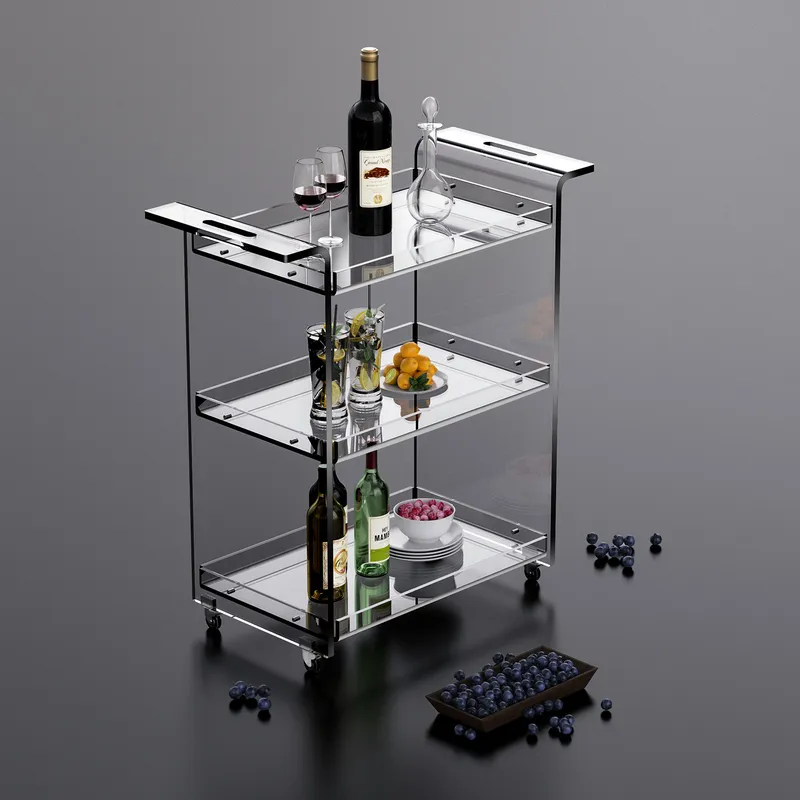 Modern 3-Tier Kitchen Cart wit - đánh giá và giá Kitchen Baking Cart