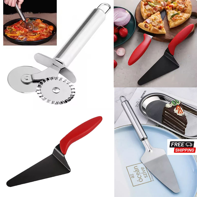 Stainless Steel Pizza Cutter W - đánh giá và giá Baking Kitchen Set