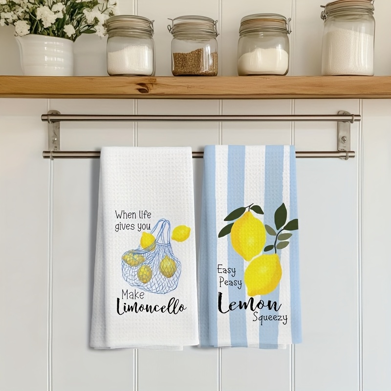 2Pcs, Lemon Mesh Kitchen Towel - đánh giá và giá Baking Kitchen Set