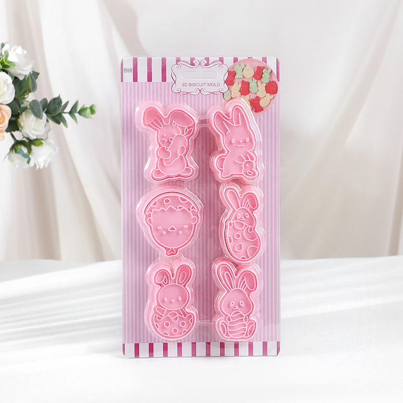 6pcs/Set Easter Bunny Cookie C - đánh giá và giá Baking Kitchen Set