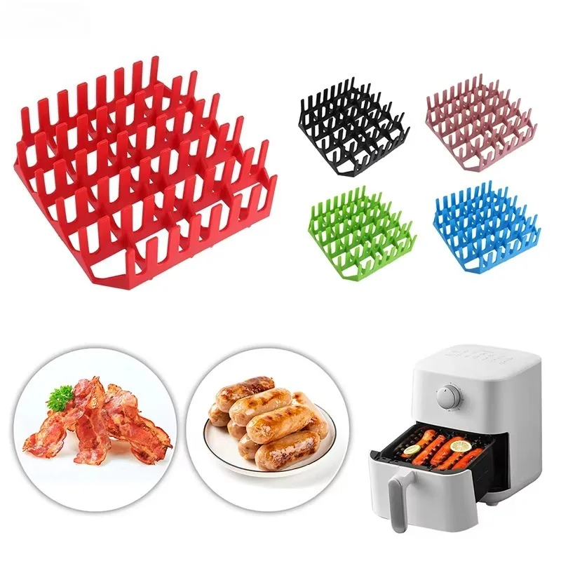 3Pcs Square Air Fryer Silicone - đánh giá và giá Baking Kitchen Set