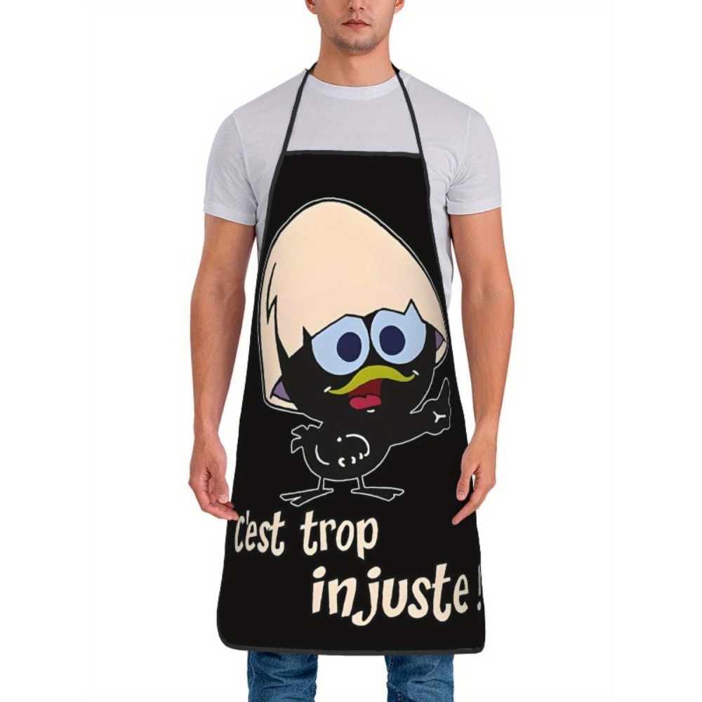 Cartoon Chicken Print Apron Bl - đánh giá và giá Kitchen Baking Background